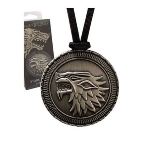 Obrázek Amulet Game of Thrones - znak Starků De Luxe