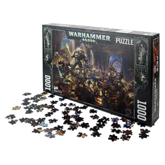 Obrázek Puzzle Warhammer 40000: Gulliman vs Black Legion, 1000 dílků