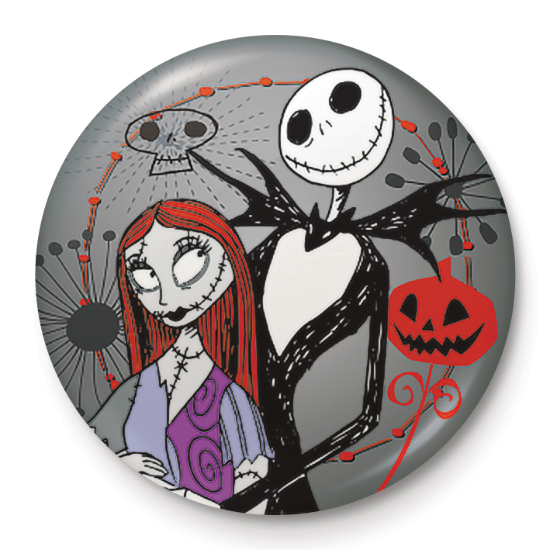 Obrázek Placka Ukradené Vánoce - Jack a Sally