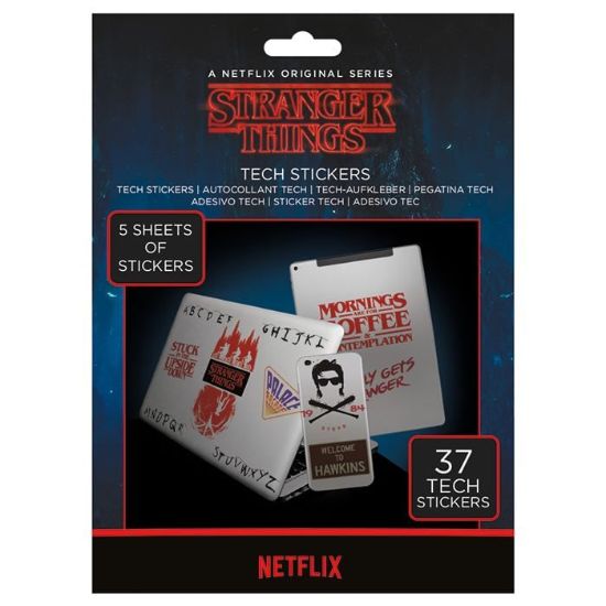 Obrázek Sada vinylových samolepek Stranger Things (37 ks)