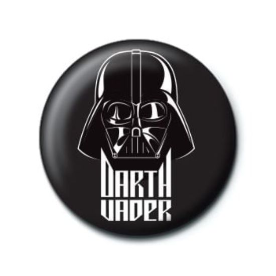 Obrázek Placka Star Wars - Darth Vader Black