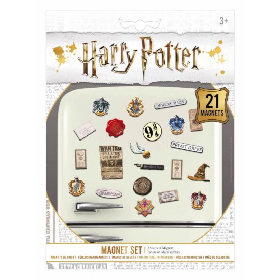 Obrázek Sada magnetek Harry Potter - Wizardry (21 ks)