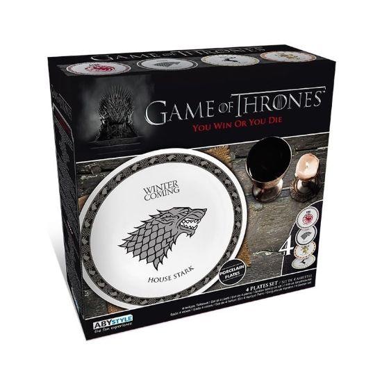 Obrázek Sada talířů Game of Thrones, 4 ks