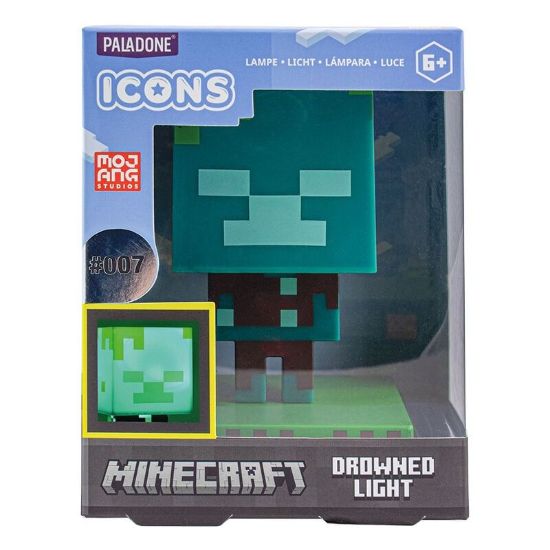 Obrázek Lampička Minecraft - Drowned Zombie