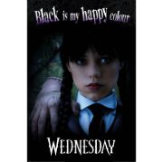 Obrázek Plakát Wednesday - Black is my Happy Colour