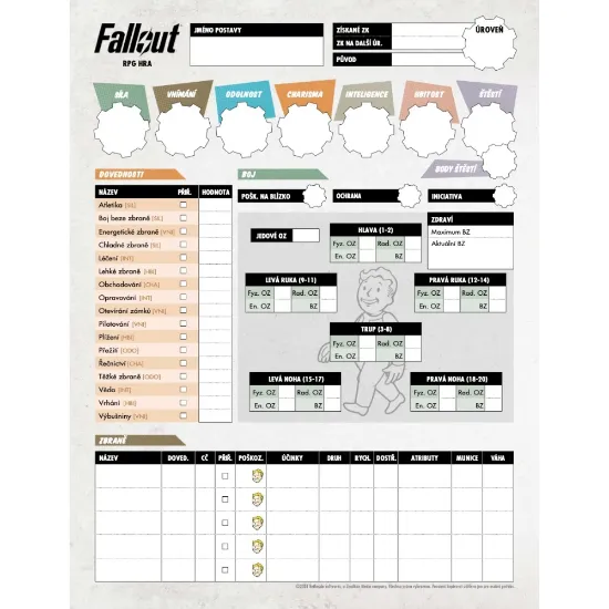 Obrázek Fallout: Hra na hrdiny - Deníky postav