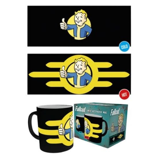 Obrázek Hrnek Fallout - Vault Boy, měnící