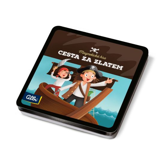 Obrázek Magnetická hra na cesty - Cesta za zlatem