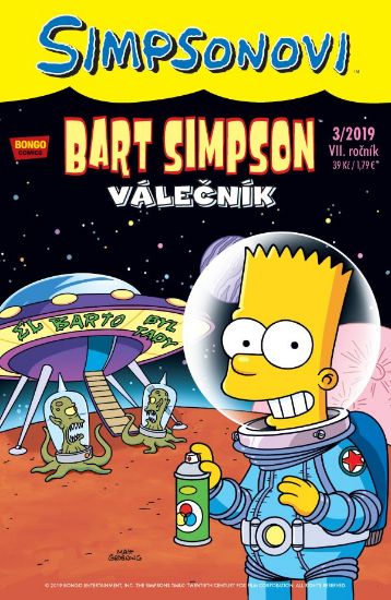 Obrázek Bart Simpson  67:03/2019 Válečník