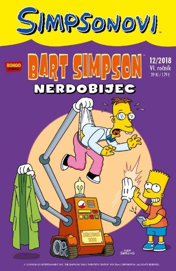 Obrázek Bart Simpson  64:12/2018 Nerdobijec