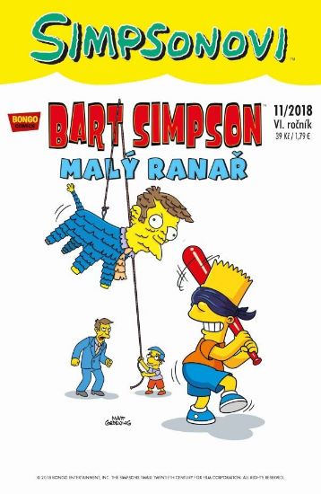 Obrázek Bart Simpson  63:11/2018 Malý ranař