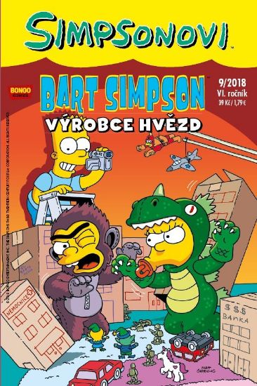Obrázek Bart Simpson  61:09/2018 Výrobce hvězd