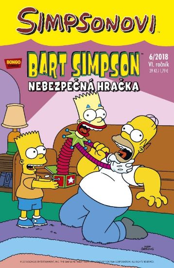 Obrázek Bart Simpson  60:08/2018 Nebezpečná hračka