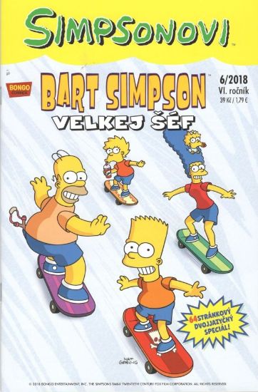 Obrázek Bart Simpson  58:06/2018 Velkej šéf