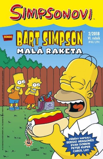 Obrázek Bart Simpson  54:02/2018 Malá raketa