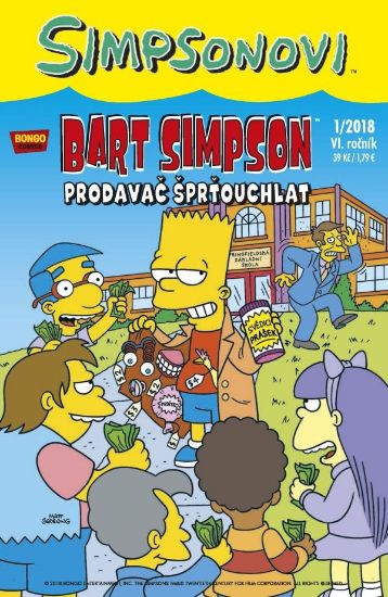 Obrázek Bart Simpson  53:01/2018 Prodavač šprťouchlat