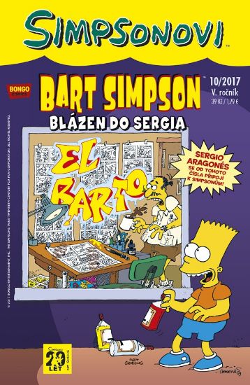 Obrázek Bart Simpson  50:10/2017 Blázen do Sergia