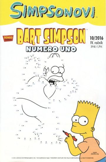 Obrázek Bart Simpson  38:10/2016 Numero uno