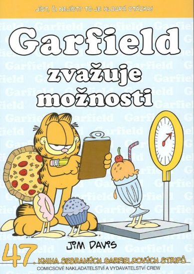 Obrázek Garfield -47- zvažuje možnosti