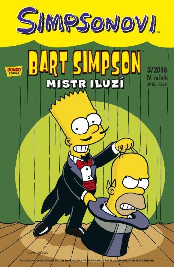 Obrázek Bart Simpson  31:03/2016 Mistr iluzí