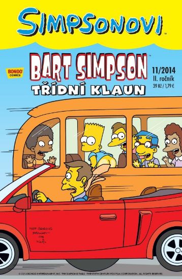 Obrázek Bart Simpson  15:11/2014 Třídní klaun
