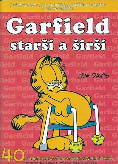 Obrázek Garfield -40- starší a širší
