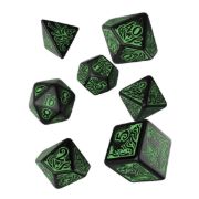 Obrázek Sada kostek Call of Cthulhu - sedmá edice – černo-zelená