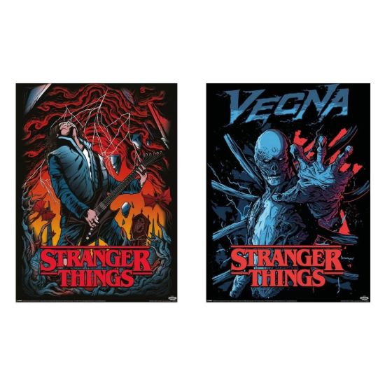 Obrázek Sada plakátů Stranger Things - Eddie & Vecna (2 ks)