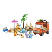 Obrázek Bluey a rodinný výlet autem na pláž