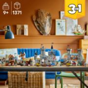 Obrázek Středověký hrad a rytíři na koních