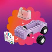 Obrázek Jednorožčí donáškové auto s dortem