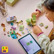 Obrázek Přívěs s koněm a hříbětem