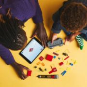 Obrázek Hasičské auto s žebříkem