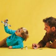 Obrázek Mando, Grogu a stíhačka N-1 Starfighter™