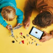 Obrázek Mando, Grogu a stíhačka N-1 Starfighter™