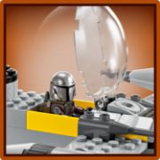 Obrázek Mando, Grogu a stíhačka N-1 Starfighter™