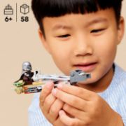 Obrázek Mandalorian a Grogu a spídrová motorka