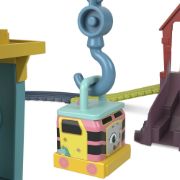 Obrázek Fisher Price vláčkový set s jeřábem a motorovou mašinkou 