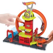 Obrázek Hot Wheels city super hasičská stanice se smyčkou 