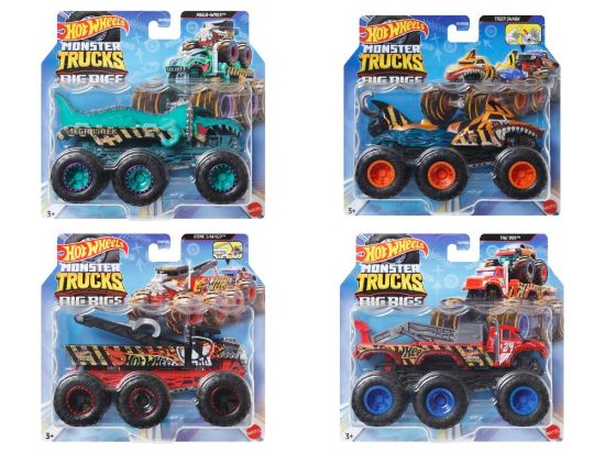 Obrázek Hot Wheels  MONSTER TRUCKS náklaďačky 1:64 asst