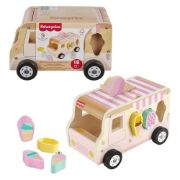 Obrázek Fisher Price DŘEVĚNÁ VKLÁDAČKA ZMRZLINÁŘSKÉ AUTO