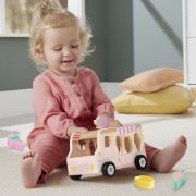 Obrázek Fisher Price DŘEVĚNÁ VKLÁDAČKA ZMRZLINÁŘSKÉ AUTO