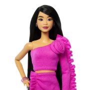 Obrázek Barbie Deluxe modelka - ŠATY S RŮŽÍ