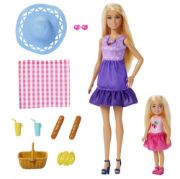 Obrázek Barbie panenky Malibu a Chelsea na pikniku