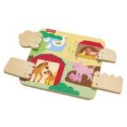 Obrázek Fisher Price dřevěna hra na schovávanou zvířátka 