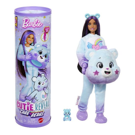 Obrázek Barbie CUTIE REVEAL Barbie a starostliví medvídci série 2 - FIALOVÁ