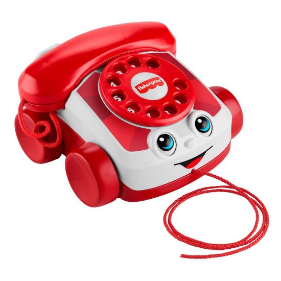 Obrázek Fisher Price tahací telefon 80. výročí Mattel
