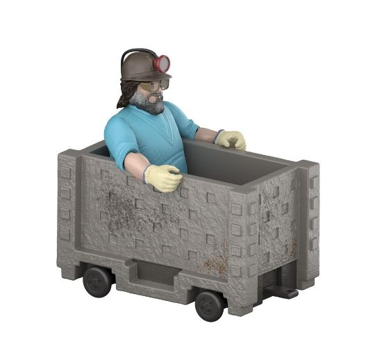 Obrázek Minecraft filmový Steve a vozík