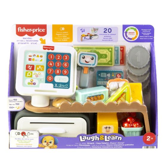 Obrázek Fisher Price mluvící interaktivní pokladna  CZ/SK/ENG/HU/PL