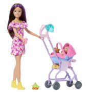 Obrázek Barbie SKIPPER BABYSITTER chůvá s kočárkem